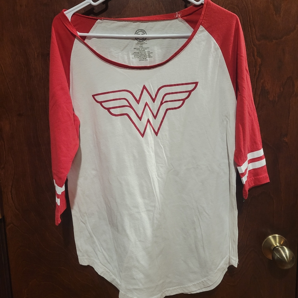 Wonder Woman Baseball Tee XXL